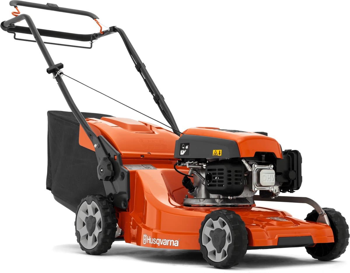 Husqvarna LC 247S benzinegrasmaaier - 2,2 kW motor, 47 cm maaibreedte, wielaandrijving, 55 liter opvangbak, centrale hoogteverstelling, robuust composiet chassis - ideaal voor middelgrote tot grote tuinen — afbeelding 1