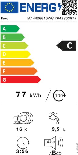 Beko BDFN26640WC - CornerIntense® - Vrijstaande Vaatwasser — thumbnail 2