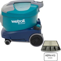 Wetrok Comfort 6 met HEPA H13 filter, COMPLEET PAKKET, Krachtige Zuigkracht, Professionele Stofzuiger – 900W – Zeer Stil (56 dB) – 12 m Kabel – Industriële Stofzuiger – Incl. 10 gratis stofzuigerzakken — thumbnail 2