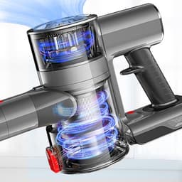 Steelstofzuiger draadloos 200Watt met 6 verschillende opzetstukken - Zakloos - Hepa filter - Handstofzuiger - Kruimeldief — thumbnail 3