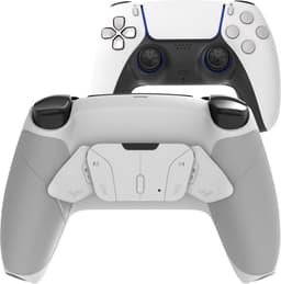 PS5 DualSense draadloze Controller - PS5/PC Scuf controller - SCUF Remap MOD with Paddles - PS5 Accessoires - Rubberized grip -Digital mouseklick triggers - White — thumbnail 1