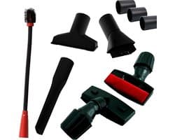 Maxorado stofborstel Set 6-delig - stofzuiger mondstuken UNIVERSEEL voor 32/35mm - geschikt voor Bosch, Siemens, Philips, Panasonic, Miele, Numatic, Electrolux, Nilfisk, AEG, BSH, Samsung, Kärcher, Privileg, FAM en meer - Zuigmond