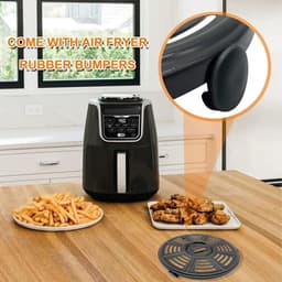 Air Fryer Silico Bumpers Geschikt voor AF100 AF161 Air Fryer Crisper Plate, 8 Stuks Air Fryer Vervangende Rubberen Tips Air Fryer Vervangende Onderdelen — thumbnail 5
