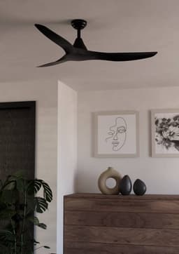 EGLO Portsea Plafondventilator - 132cm - DC energy saving - Zwart - 5 standen — thumbnail 4