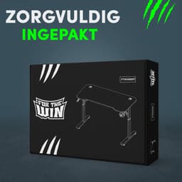 For The Win Game Bureau - 140 cm - Gaming Bureau - Hoogte Verstelbaar - Gaming Desk - Incl. Muismat - Computertafel - Gaming Tafel - Computer Bureau - Game Desk - Gaming Bureaus — thumbnail 5