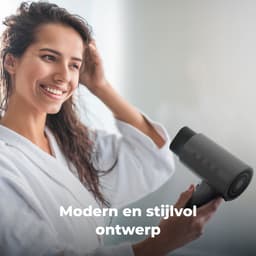 AENO Haardroger HD2 2000W, ionisatie, incl reistasje Föhn Antraciet — thumbnail 5
