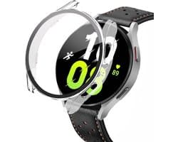 Volledige bescherming gehard glas Geschikt voor Samsung Galaxy Watch 5, 44mm Transparant