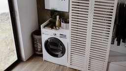 Wasmachine - Wasmachine - Kast - Was - Machine - Badkamer — thumbnail 4
