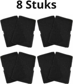 Bramokava 8x Filter geschikt voor Beko Blomberg Droger 2964840100 - 235 x 150 mm - Spons Foam Schuimfilter — thumbnail 6