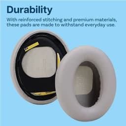 MMOBIEL Vervangende Oorkussens Geschikt voor Bose QuietComfort Ultra Wireless Noise Cancelling Hoofdtelefoons – Memory Foam en Protein PU Koptelefoon Oorkussens - Noise Isolation Earpads – Zandsteen — thumbnail 3
