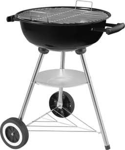 Houtskoolbarbecue - Kogelbarbecue - Ronde Barbecue - Op Wielen - BBQ - 45 x 83 centimeter - Metaal - Zwart — thumbnail 3