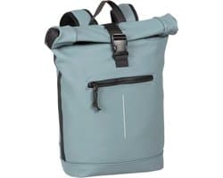New Rebels Mart Waterproof Rolltop Laptop Rugzak - 15,6 inch - 20L - Licht Blauw
