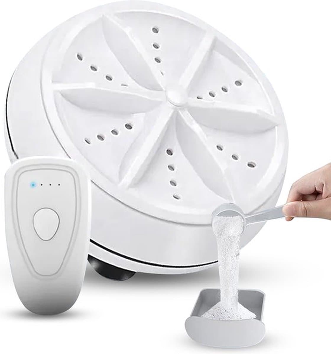 Mini Wasmachine – Kleine Camping Wasmachine – camping gadget – Camping Accessoires – Draagbare Handwasmachine – 2KG Wascapaciteit – UV reiniger kleine wasmachine — afbeelding 1