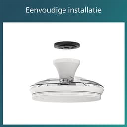 Philips Bliss LED-plafondlamp - met ventilator - goud — thumbnail 3