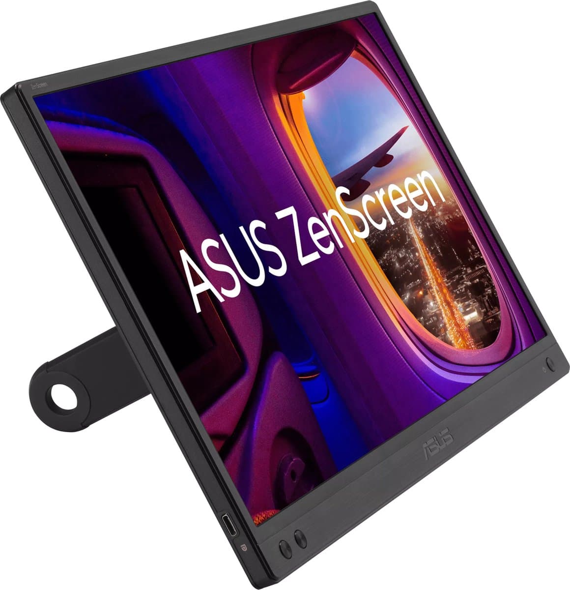 ASUS ZenScreen MB166CR - Portable USB-C Monitor - 360° Kickstand - 15.6 inch — afbeelding 1