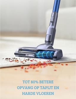 Multifunctionele Stofzuiger zonder Zak – Op Accu – Draadloos – Tapijtreiniger – Vacuum Cleaner – Vlekkenreiniger – Lichtgewicht – 200W — thumbnail 3
