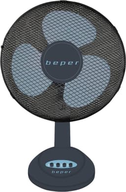 Beper P206VEN240 - Tafelventilator - Mini Ventilator - Bureau Ventilator - Draagbare Ventilator - Stille Ventilator Tafelventilator Ø 40 cm - Ventilator - Zwart — thumbnail 1