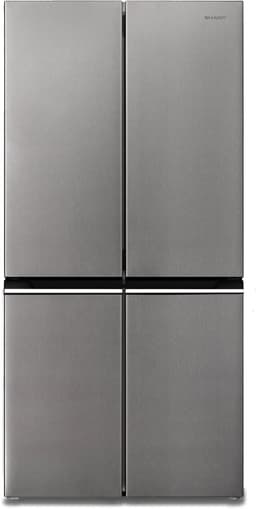 Sharp SJNFA15IMXPDEU - Amerikaanse Koelkast - 4 deurs - energie label D - 488 liter - Advanced No Frost - zilver — thumbnail 1