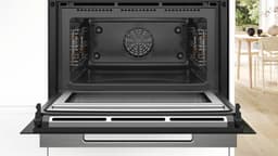 Bosch CMG7761B1 - Serie 8 - Compacte inbouwoven met magnetron - Eenvoudig te reinigen met pyrolytische zelfreiniging - Air Fry-functie: voor perfect en gezonde gefrituurde gerechten — thumbnail 4