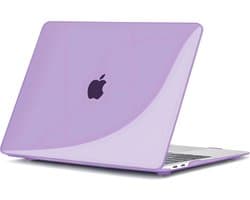 Phreeze Cover geschikt voor MacBook Air 13 inch - Hoes Geschikt voor MacBook Air M1 A1932, A2179, A2337 M1 ( 2018 t/m 2021 ) - Laptop Hardcase - 13.3 Inch - Hoes - Paars