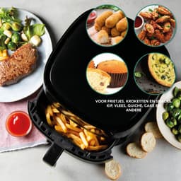 DOMO DO539FR Airfryer XXL - Heteluchtfriteuse - 6L - PFAS-vrij - 1500W — thumbnail 5