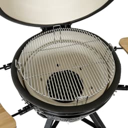 Grillx Kamado BBQ - 24 Inch - Incl. Hoes - Barbecue Egg - Houtskool Barbecue - Zwart - Ø 53cm — thumbnail 4