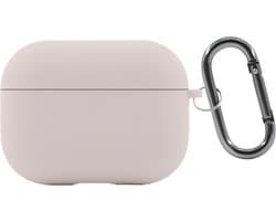 Siliconen Case voor Apple AirPods Pro en Pro 2 – Schokabsorberende Beschermhoes met Clip – Val- en Krasbestendig – Zacht Silicone Hoesje – Ondersteunt Draadloos Opladen – Perfecte Pasvorm – Stijlvol en Duurzaam – Oud Roze