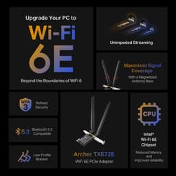 TP-Link Archer TXE72E Internal Wi-Fi / Bluetooth 2402Mbit/s — thumbnail 5