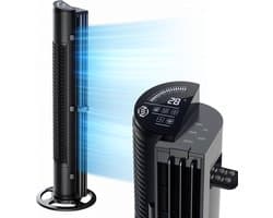 Equivera Torenventilator - Staande Ventilator met Afstandsbediening - Kolomventilator - Verschillende Snelheden - Timer - Ventilator Staand