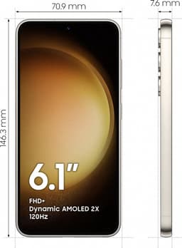 Samsung Galaxy S23 5G - 128GB - 8 GB RAM - Crème — thumbnail 10