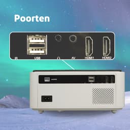 Salora 51BFM3850 - Beamer - Projector - 320 ANSI lumens - LED 1920x1080 - Wit - Screen Mirroring — thumbnail 3