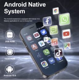 mini smartphone- mobiele telefoon- superkleine -klein -4G -Snelste -mini- gsm -android 10 — thumbnail 4