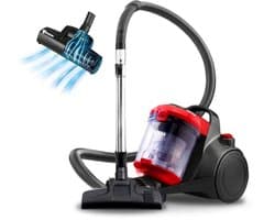 Zonder zak 850W stofzuiger met turbo borstel - Perfect voor huisdieren