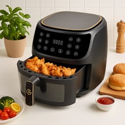 AG5100 Airfryer XXL Premium Zwart – 5,5L Hete Luchtfriteuse – Digitaal Display – 8 Programma’s – Anti-aanbak – Vaatwasserbestendig – Extreem Stil – Gezond Koken Zonder Olie – Inclusief Receptenboek — thumbnail 20