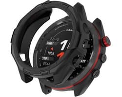 Strap-it Rugged TPU Beschermhoes (Zwart) – Stevige schokbestendige case – duurzame bescherming – geschikt voor Garmin Approach S70 (42mm)