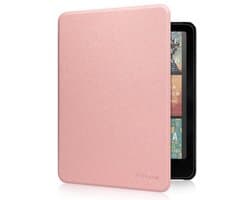 Slanke Beschermhoes voor 7-Inch Kindle Paperwhite en Kindle Colorsoft met Auto Sleep/Wake – Roze Goud