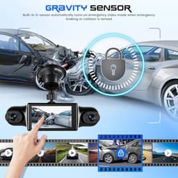 Mini-dashcam met 4 lenzen en 2K-resolutie voor voertuigen — thumbnail 4