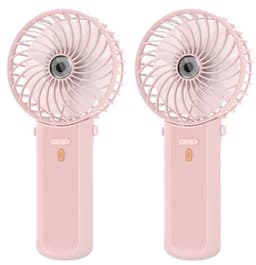 Draagbare USB Ventilator met 4 Snelheden en 180° Opvouwbaar Ontwerp – Perfect voor Thuis, Kantoor en Reizen — thumbnail 2