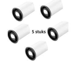 5 x Filterwatten - Filtermateriaal -Filter katoen, geschikt voor Henry Numatic Quick 915145 NQ100 HET100 - Fris en schoon