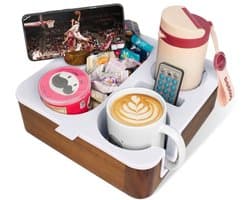 Sofa Caddy met Telefoonhouder en Bekerhouder - Perfecte Accessoire voor Filmavonden