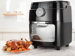 Dsp Kb2089 Airfryer oven - Hetelucht friteuse - 12 liter - 8 programma's - 5 accessoires - 80 tot 200°C - 1700 watt - Zwart — thumbnail 4