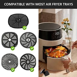Rubber Bumpers voor Air Fryers - Antikras Beschermende Matten — thumbnail 5
