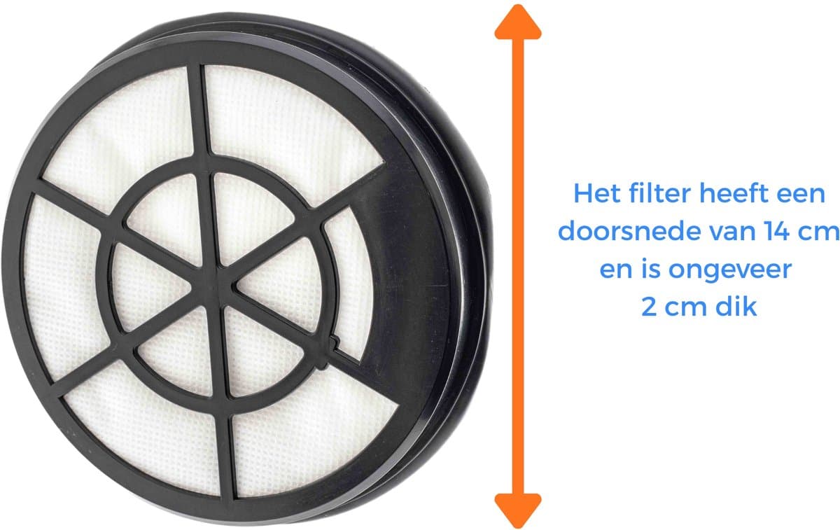 Kleanburg® - Geschikt voor Bosch Serie 2 (zonder zak) 3 delige Filter Set - Vervanger voor 17001740 en 12025213 — afbeelding 1