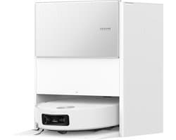 Aqua10 Ultra Roller Complete White - Robotstofzuiger met dweilfunctie – 30.000Pa Zuigkracht – AquaRoll™ & ThermoHub™ 100°C zelfreiniging – Tapijtveilig & slim Omnesight™ 2.0 navigatie – Voor harde vloeren & drempels