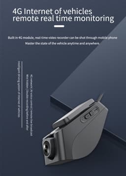 Mini Dash Cam 1080P 4G Remote Monitoring Auto Dash Cam Life View — thumbnail 3
