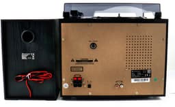 Soundmaster MCD5600SW - muziekcenter met platenspeler, bluetooth, CD, dubbel Cassette deck, encoding USB en DAB+, zwart — thumbnail 3