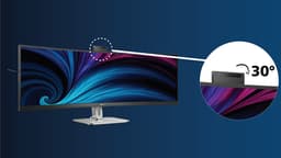 Philips 49B2U5900CH - Ultrawide QHD Curved Monitor - USB-C 100w - RJ45 - KVM switch - HDR400 - Webcam - 5jr Garantie - 49 inch — thumbnail 8