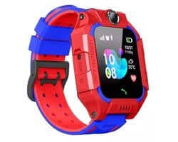 Vitdipy - Kinder SmartWatch - Gps Horloge Kind - Smartwatch kinderen - Telefoonfuncties - Fotofunctie - Spatwaterdicht - SOS alarm - Rood