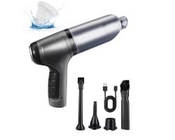 Avenstone®- Draadloze Mini Stofzuiger – Krachtige Handstofzuiger met USB Oplader en Opzetstukken – Voor Auto, Toetsenbord & Huishoudelijk Gebruik