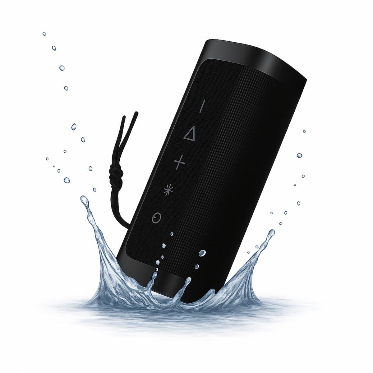 SyncGear Bluetooth Speaker met RGB Verlichting - 16 Watt Vermogen - Muziek Box - Draadloze Speaker Met TWS Ondersteuning & 5.3 Bluetooth - Kleur: Zwart — afbeelding 1